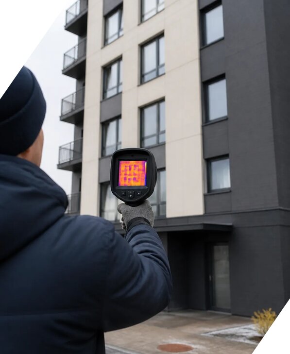 Тепловизионное обследование зданий в Новокубанске от 5199 р. | ЭкспертизаРоссия