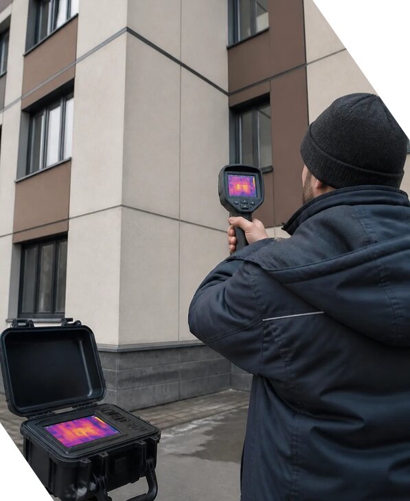 Тепловизионное обследование зданий и сооружений в Новокубанске